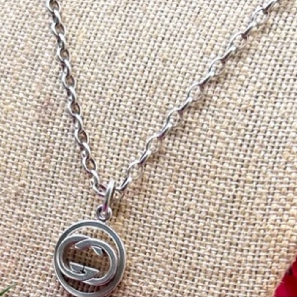 Luxury Gucci Statement Logo Necklace 🔆